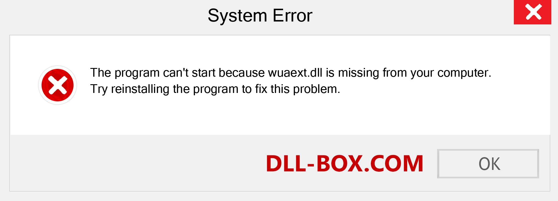  wuaext.dll file is missing?. Download for Windows 7, 8, 10 - Fix  wuaext dll Missing Error on Windows, photos, images